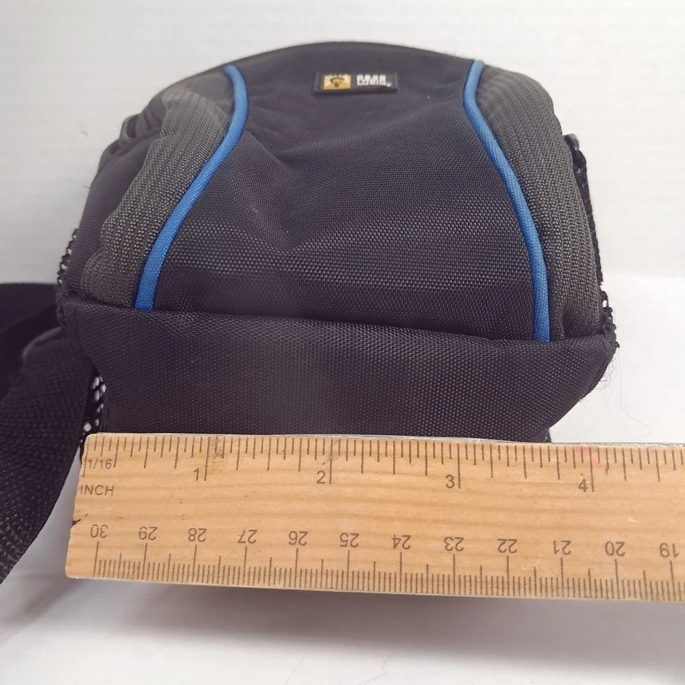Case Logic camera case bag compact point & shoot film black blue caselogic strap